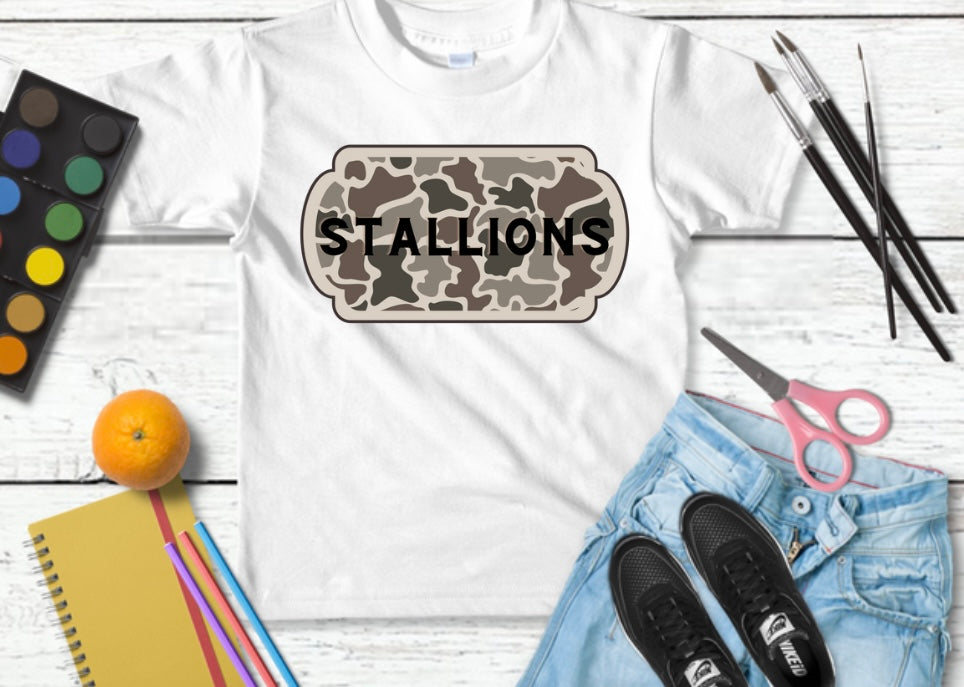 Stallions Camo shirt