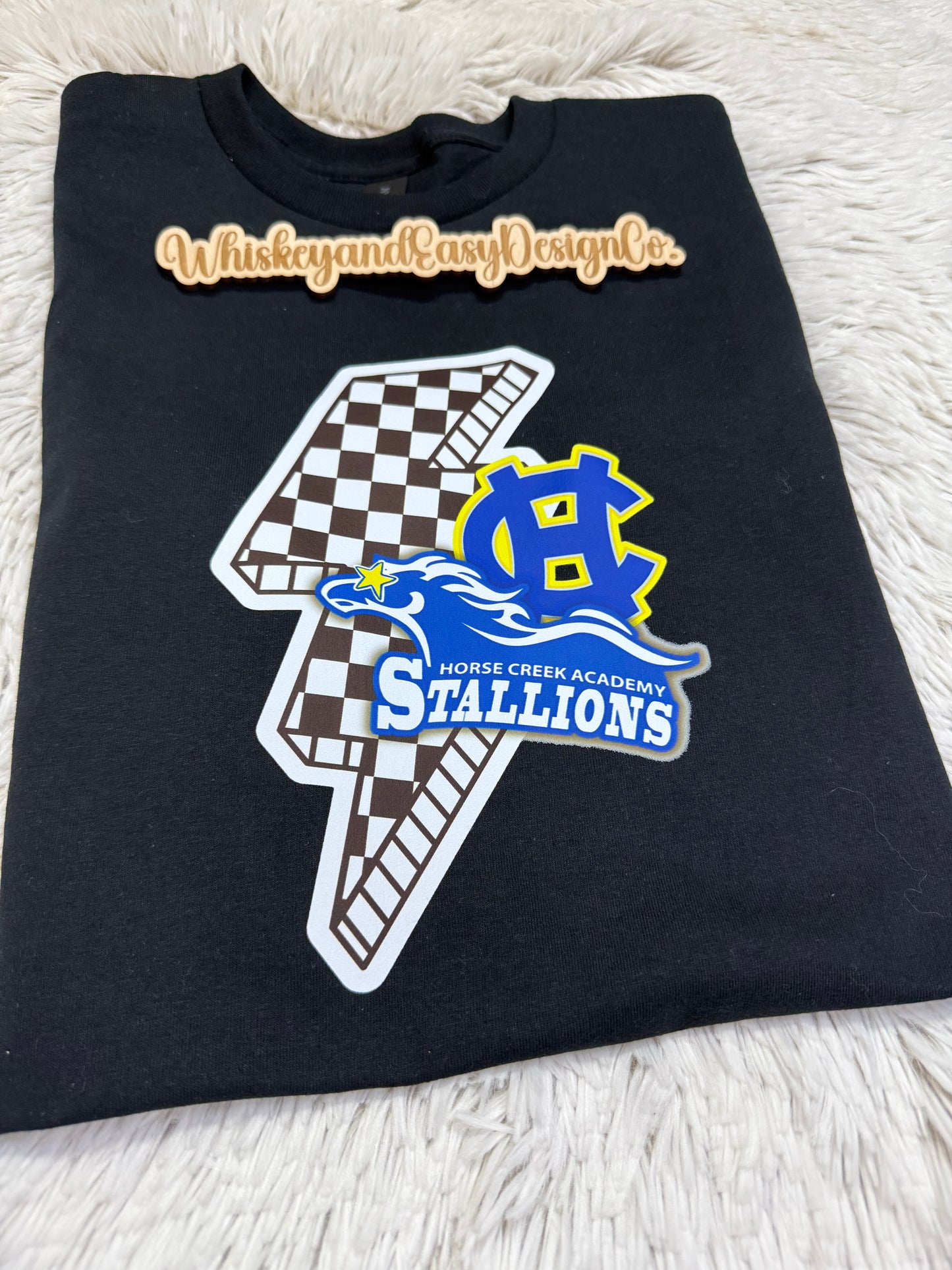 HCA lightning bolt shirt