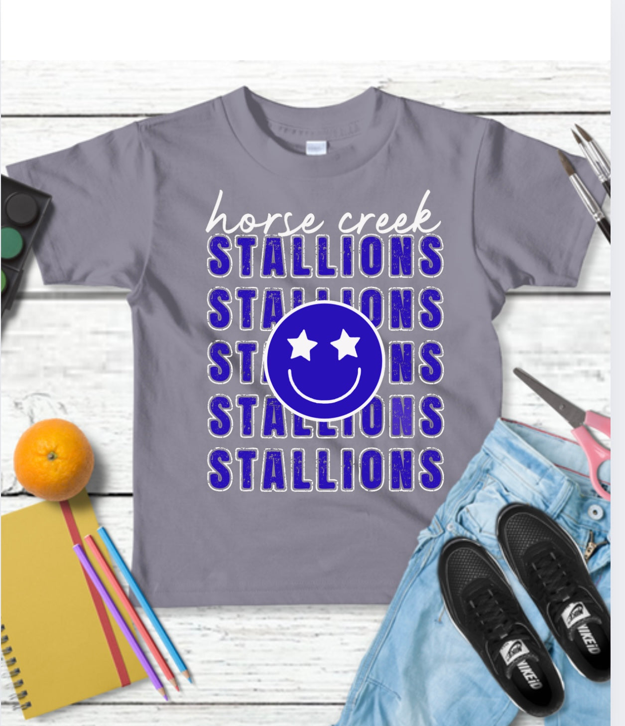 HCA Stallions with Smiley white version