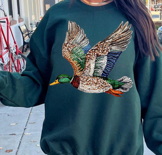 Faux Mallard Duck Sweatshirt