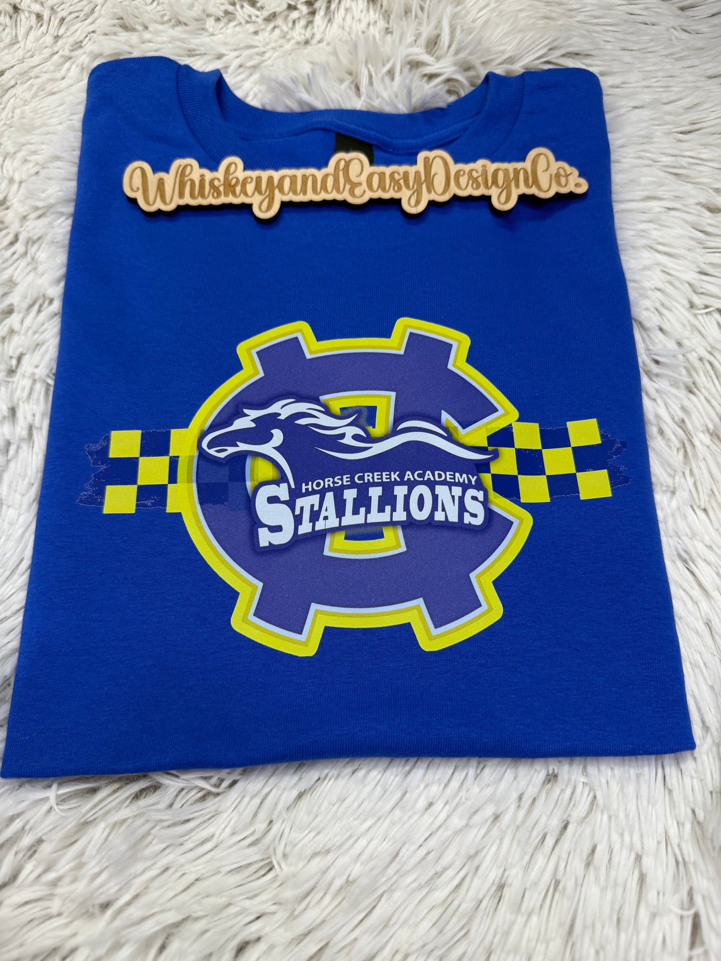 Checkered Stallions shirt