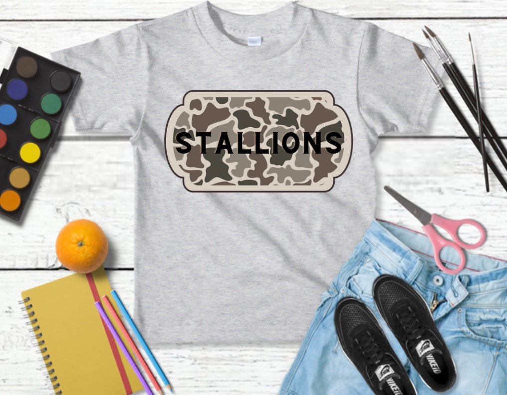 Stallions Camo shirt
