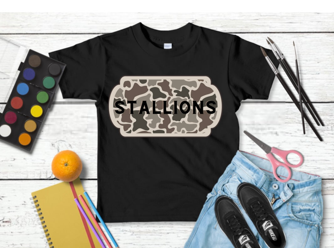Stallions Camo shirt