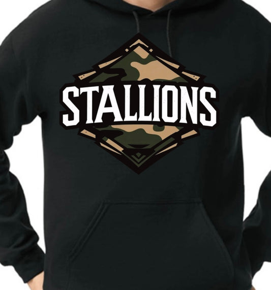 Stallions camo diamond Hoodie