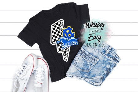 HCA lightning bolt shirt