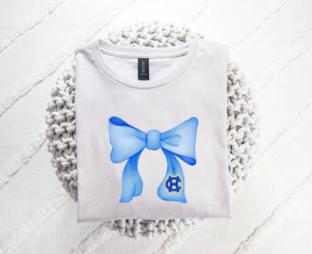 HCA Blue Bow shirt