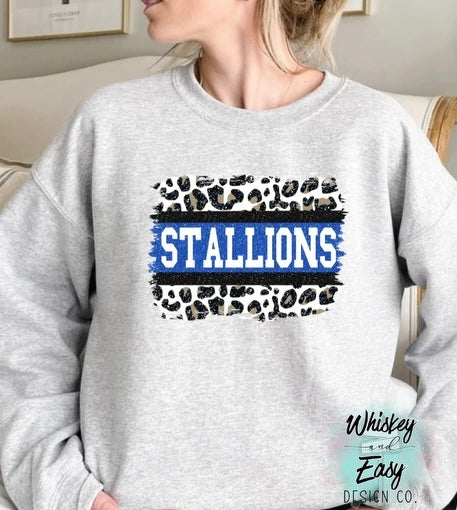 Leopard Stallions Crewneck