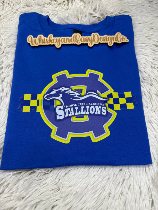 Checkered Stallions shirt