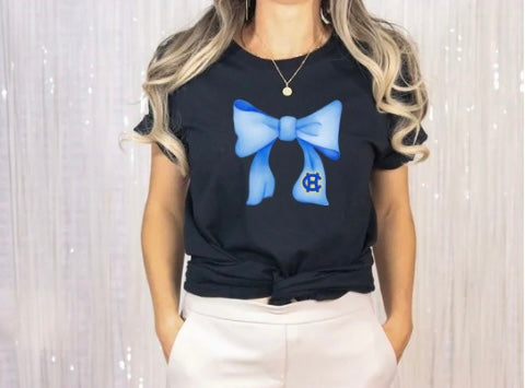 HCA Blue Bow shirt