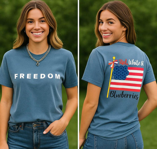 Red, White & Blueberries sweatshirt