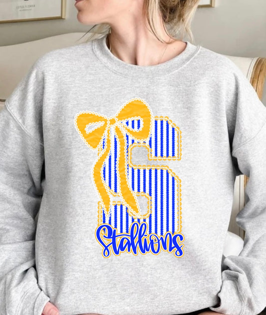 Stallions  Sweatshirt/Crewneck