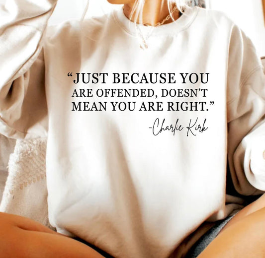 Charlie Kirk Sweatshirt