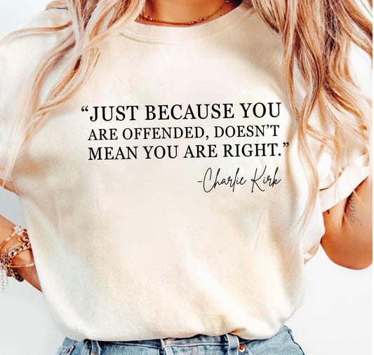 Charlie Kirk Shirt