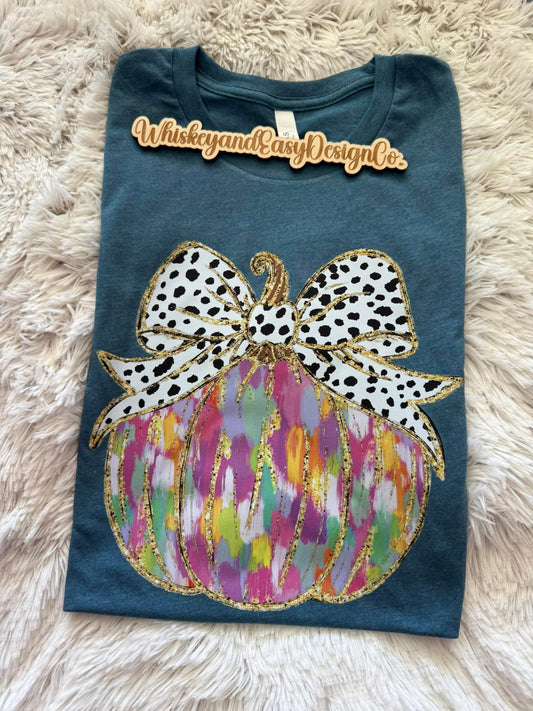 Fall Pumpkin short sleeve.
